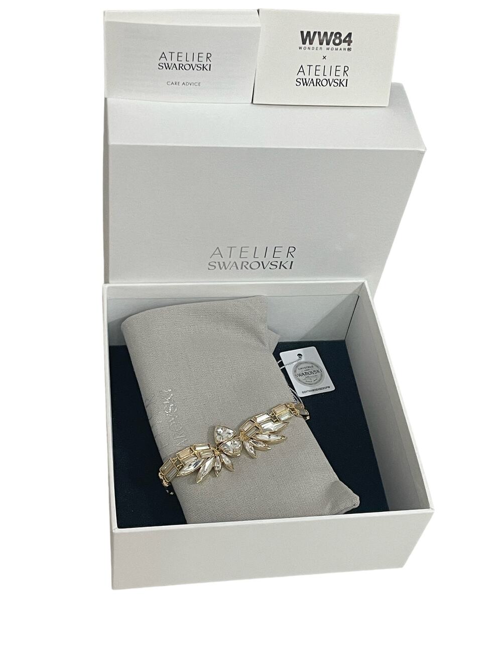 Atelier Swarovski Wonder Woman bangle Gold tone, Gold-tone plated Bracelet